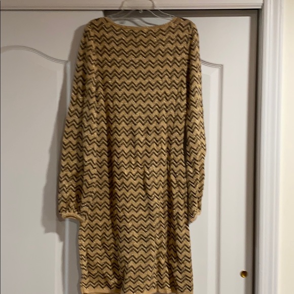 Brand new INC dress black and gold in a large - Picture 4 of 6